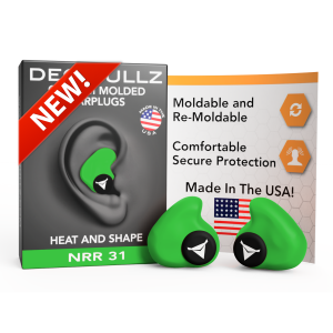 Custom Molded Earplugs GREEN