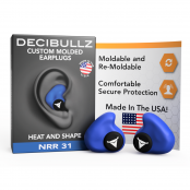 Custom Molded Earplugs BLUE